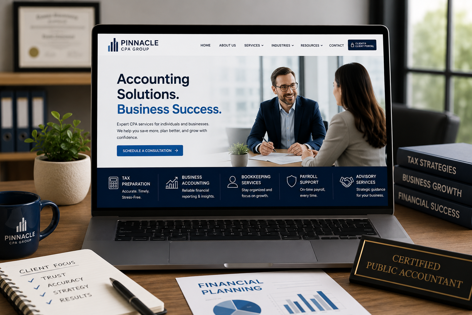 Cpa Website Design Accounting Firms Burbank Glendale Pasadena Los Angeles