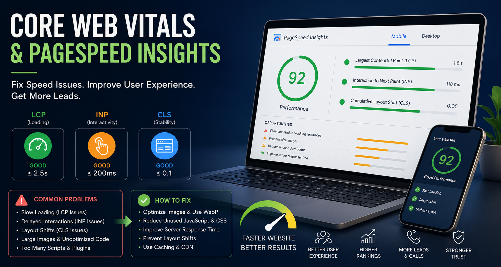 Core Web Vitals Pagespeed Insights Small Business
